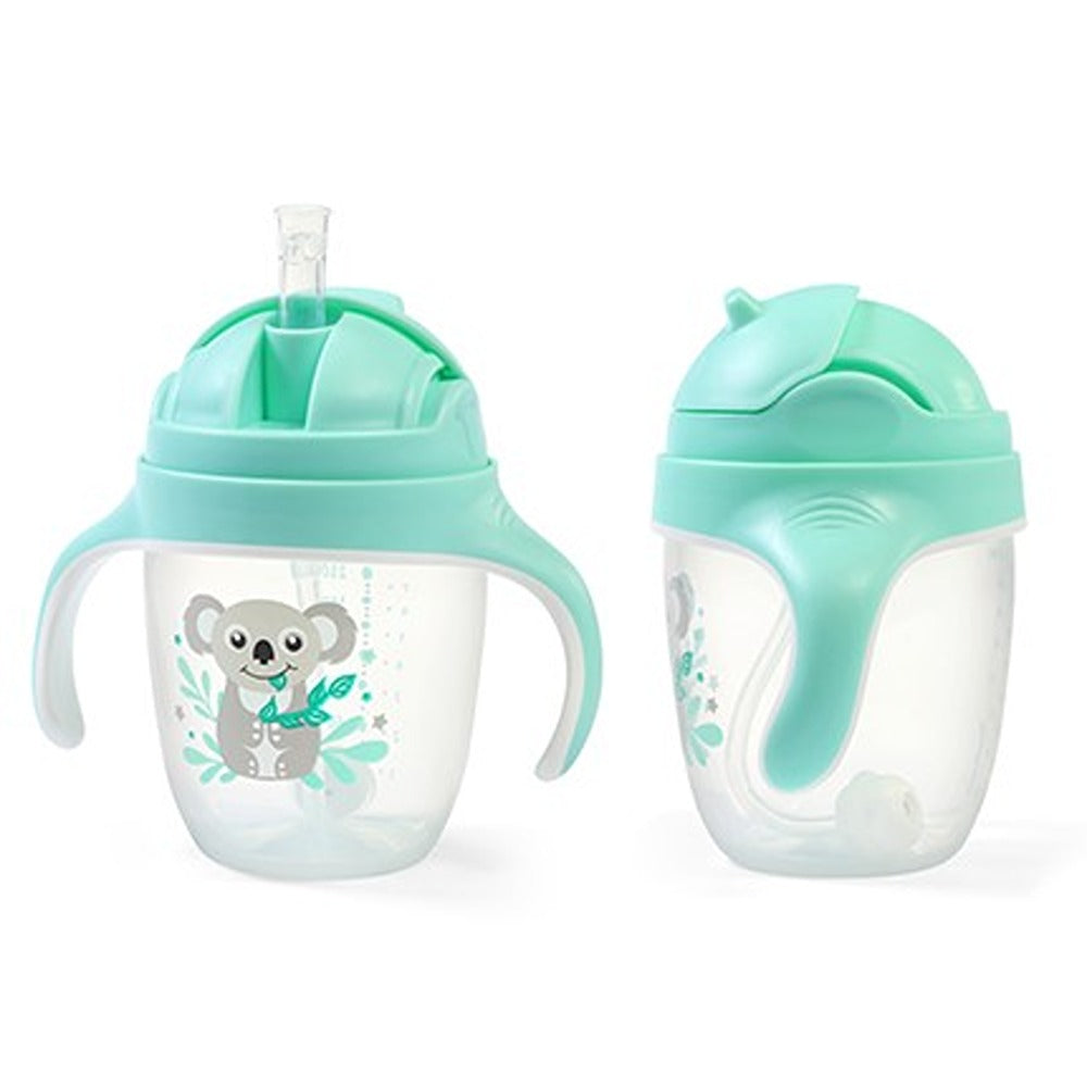Tazza con Cannuccia Appesantita 240 ml Verde