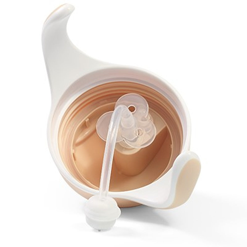 Tazza con Cannuccia Appesantita 240 ml Beige