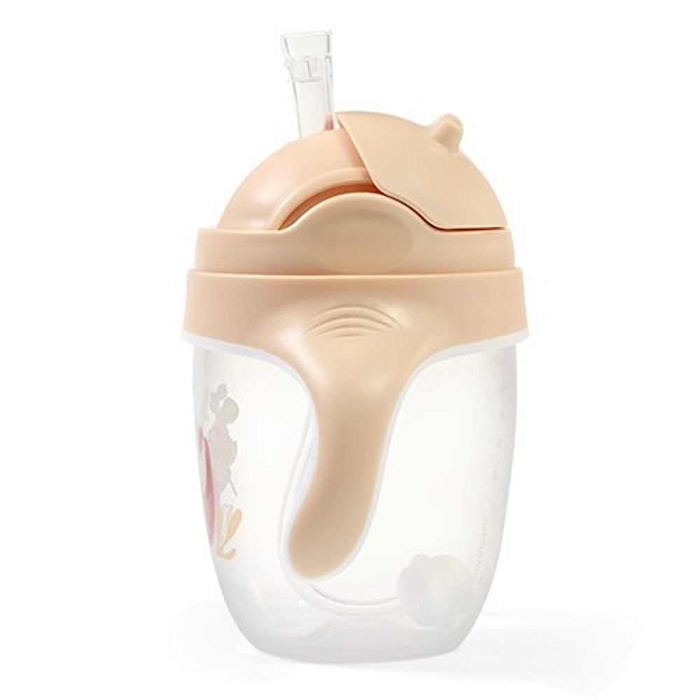 Tazza con Cannuccia Appesantita 240 ml Beige