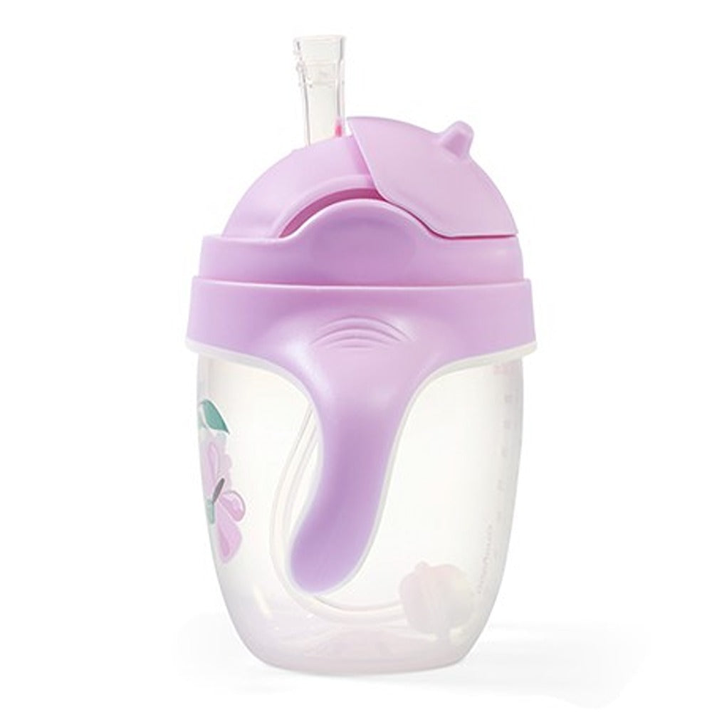 Tazza con Cannuccia Appesantita 240 ml Porpora
