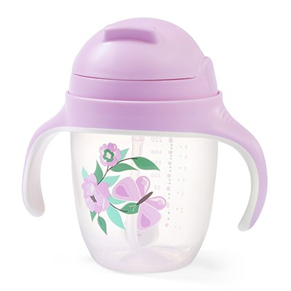 Tazza con Cannuccia Appesantita 240 ml Porpora