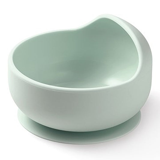 Ciotola con Ventosa in Silicone Verde