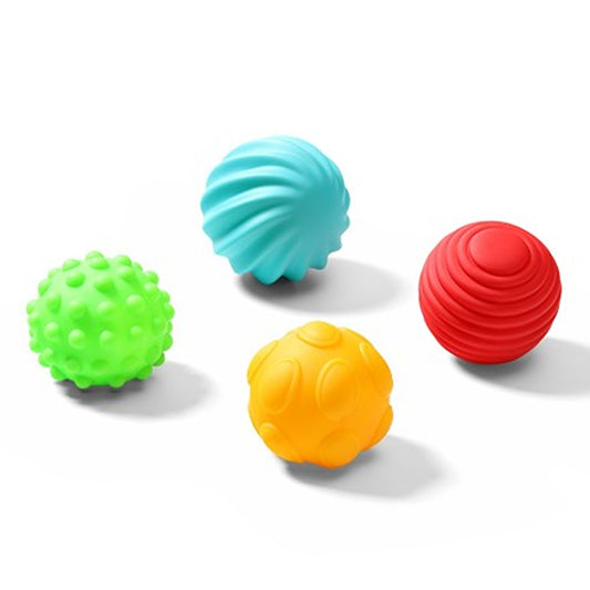 Palline Sensoriali in Silicone 4 pezzi
