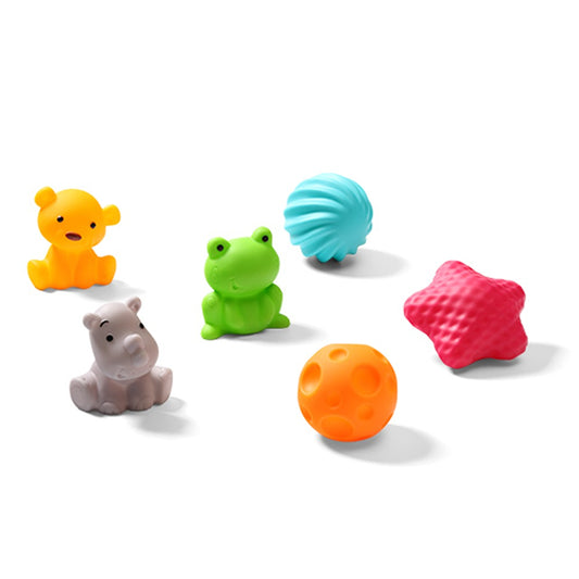 Palline Sensoriali in Silicone 6 pezzi