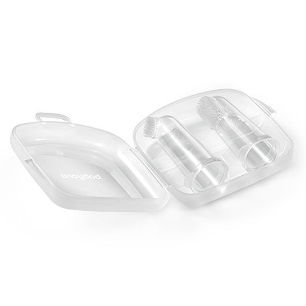 Set Spazzolino Primi Denti E Massagiagengive con Custodia