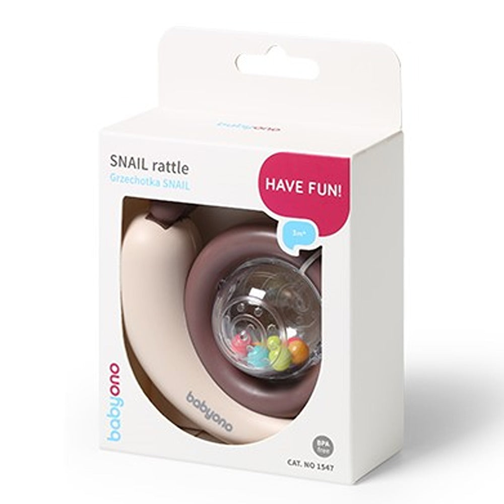 Hochet en forme d'escargot 