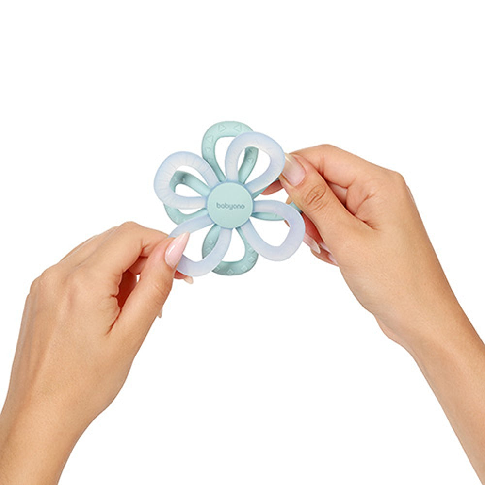 Massaggiagengive in Silicone Fiore Blu