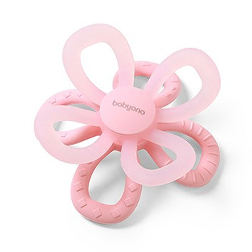 Massaggiagengive in Silicone Fiore Rosa