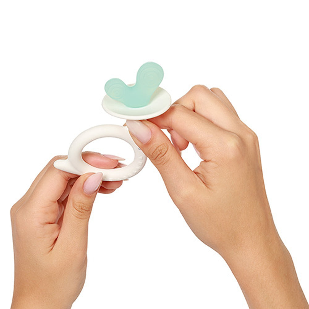 Massaggiagengive in Silicone Lumaca Blu