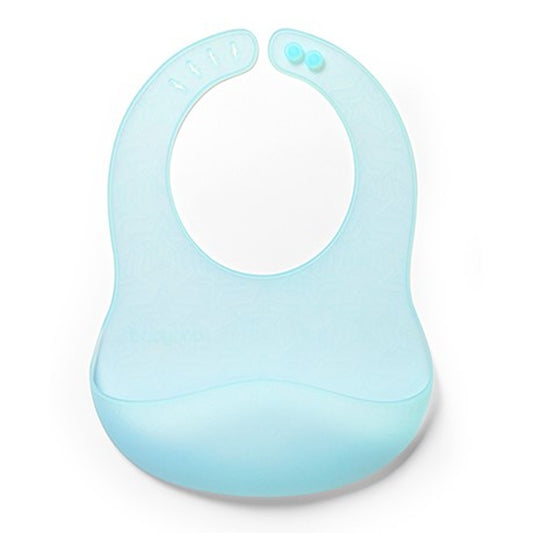 Bavaglino in Silicone Ultrasottile Azzurro