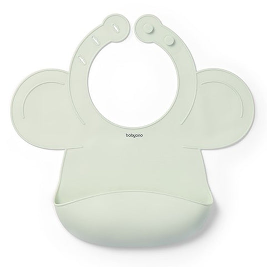 Bavaglino in Silicone con Chiusura Regolabile Salvia