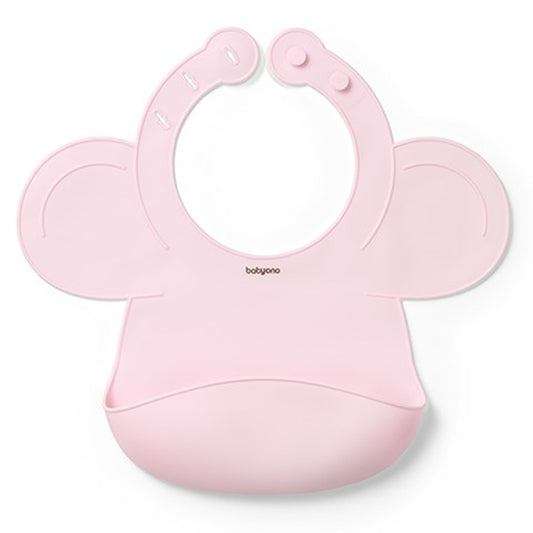 Bavaglino in Silicone con Chiusura Regolabile Rosa