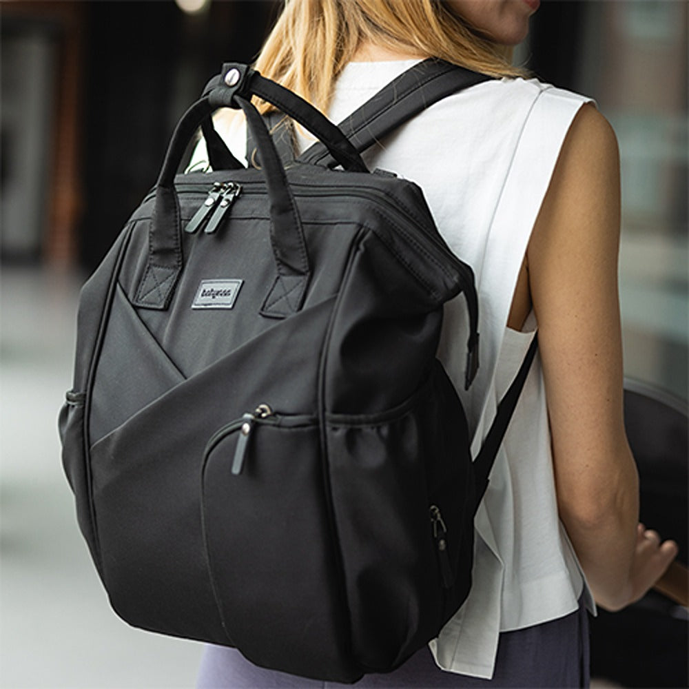 Zaino Mamma Stile Moderno Nero