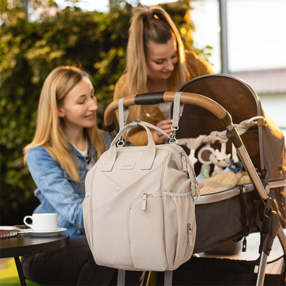 Zaino Mamma Stile Moderno Beige
