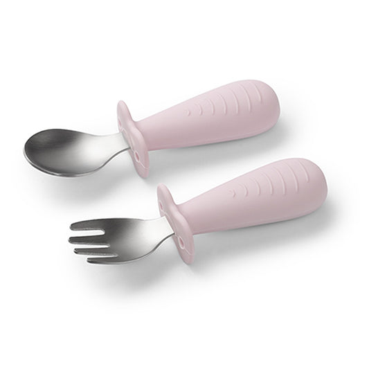 Set Cucchiao E Forchetta in Acciaio inox Rosa