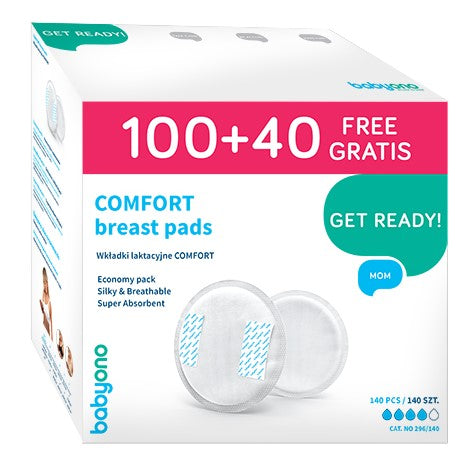 Coppette Assorbilatte Comfort 100+40 Pezzi