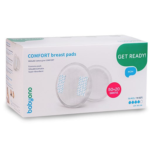 Coppette Assorbilatte Comfort 50+20 Pezzi
