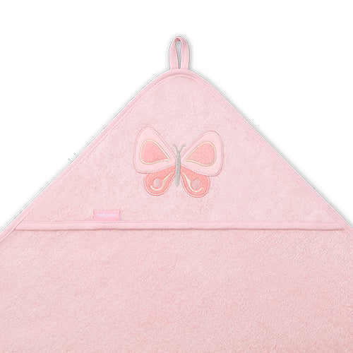 Accappatoio con Cappuccio in Bambù Naturale 100X100 Rosa