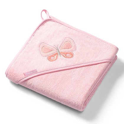 Accappatoio con Cappuccio in Bambù Naturale 100X100 Rosa