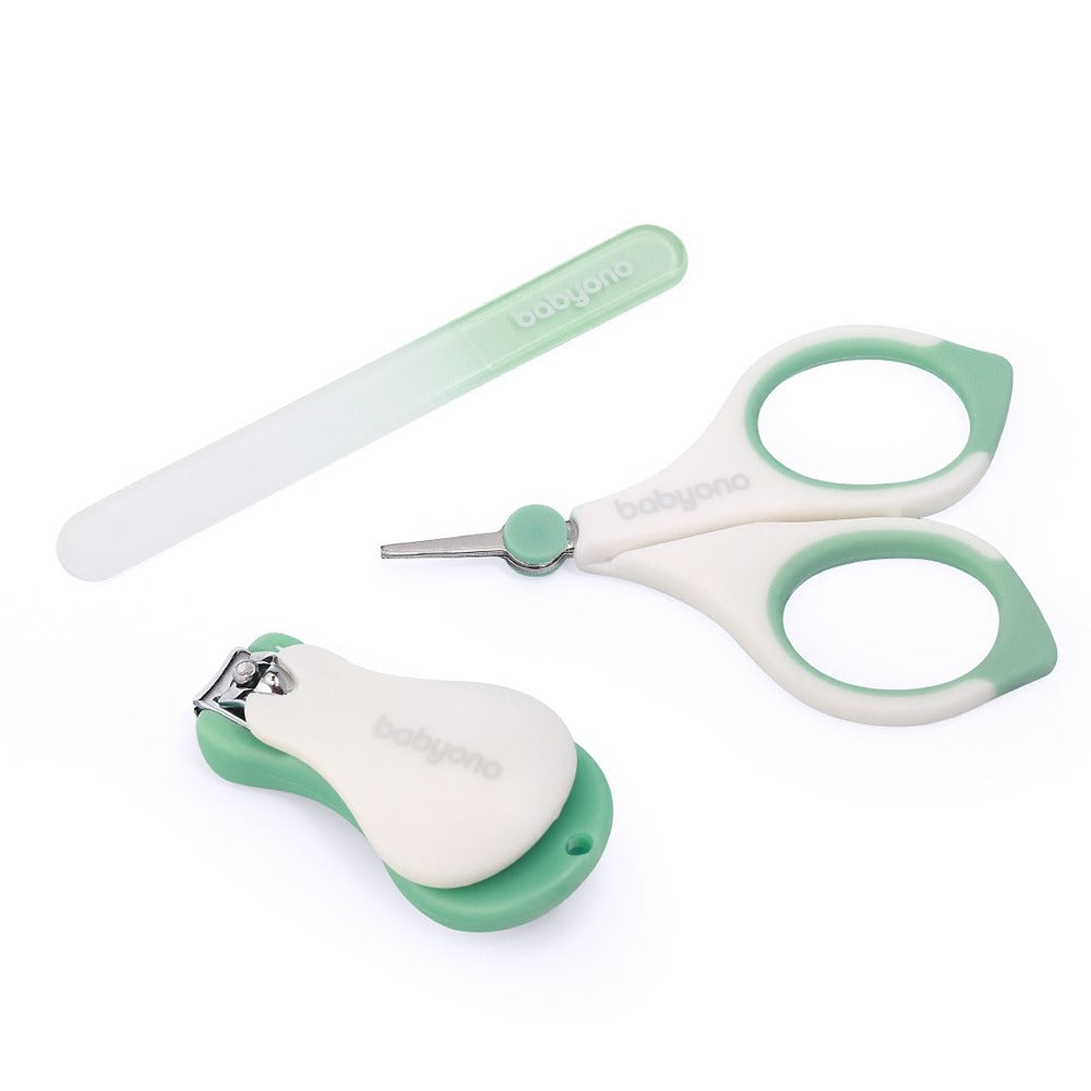 Coffret de manucure vert pour enfants