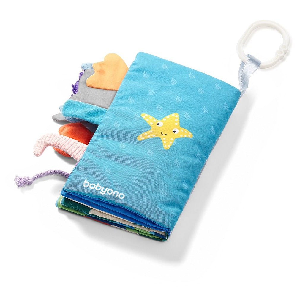 Libro Sensoriale in Stoffa Oceano