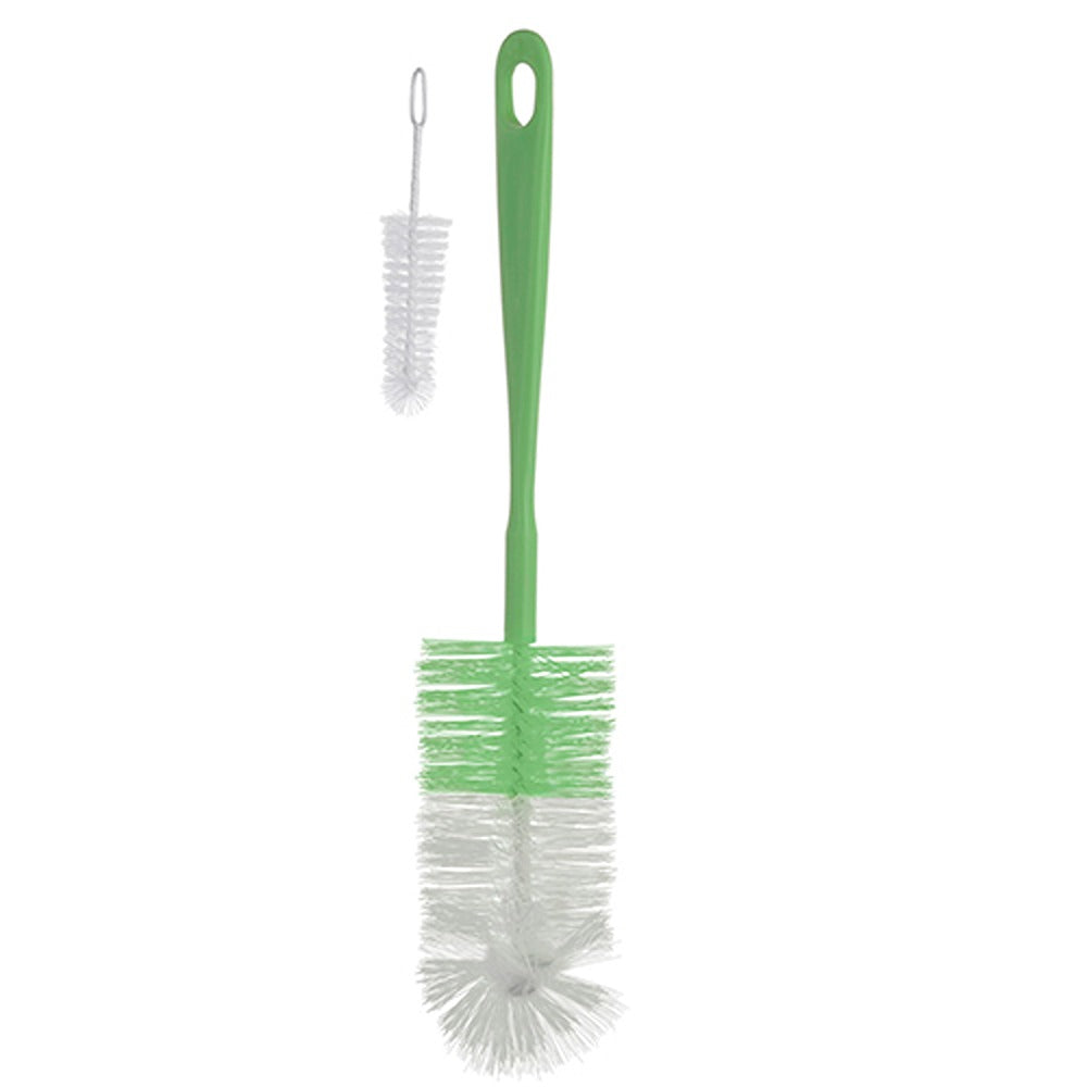 Spazzola per Biberon E Tettarelle con Mini Spazzola Verde