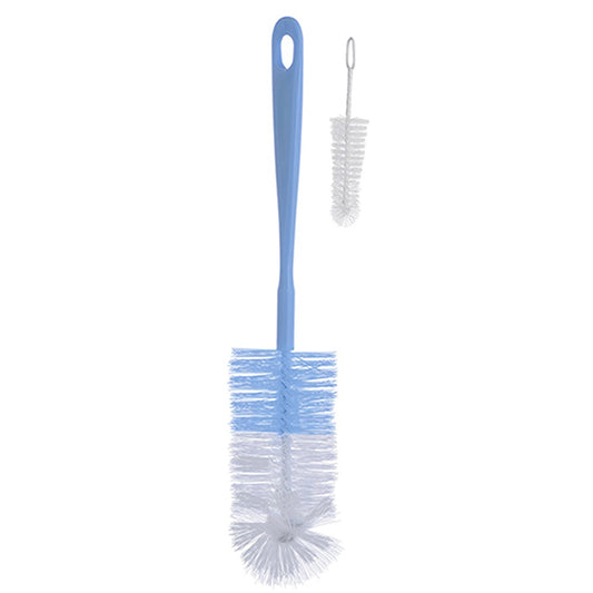 Spazzola per Biberon E Tettarelle con Mini Spazzola Blu