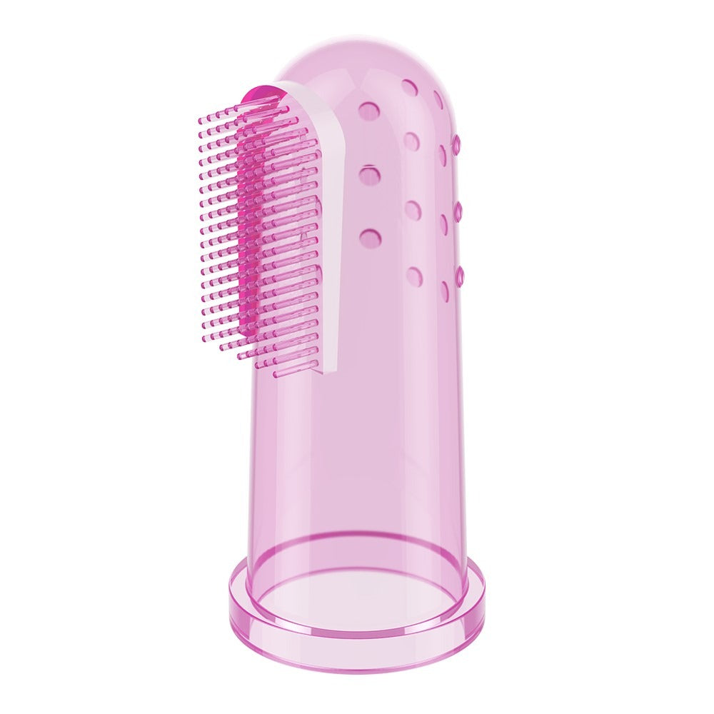Spazzolino Primi Denti E Massagiagengive con Custodia Rosa