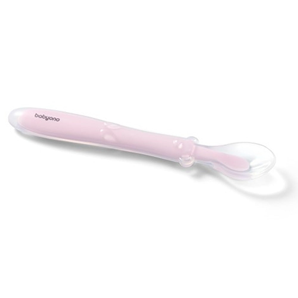 Cucchiaio Flessibile in Silicone Rosa