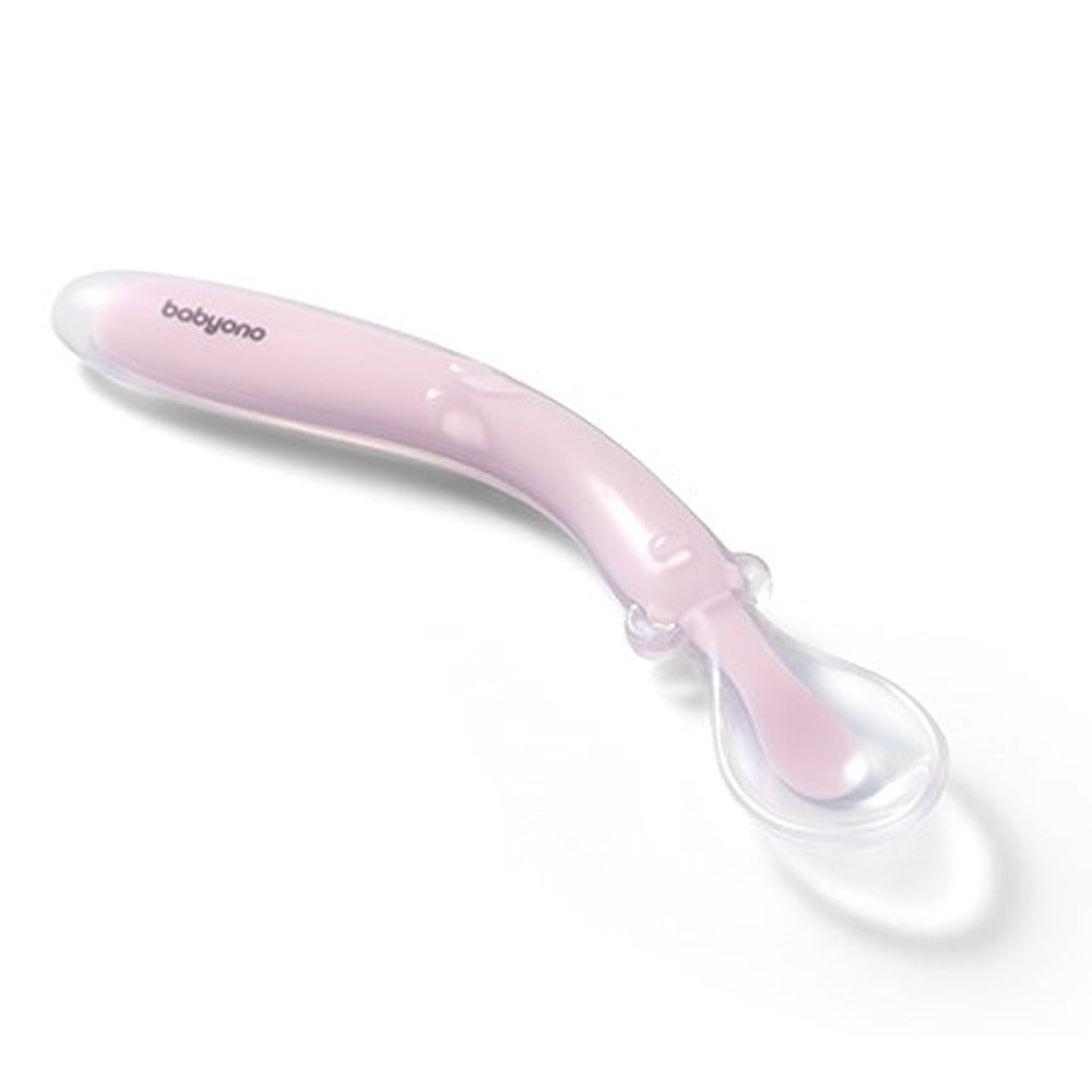 Cucchiaio Flessibile in Silicone Rosa