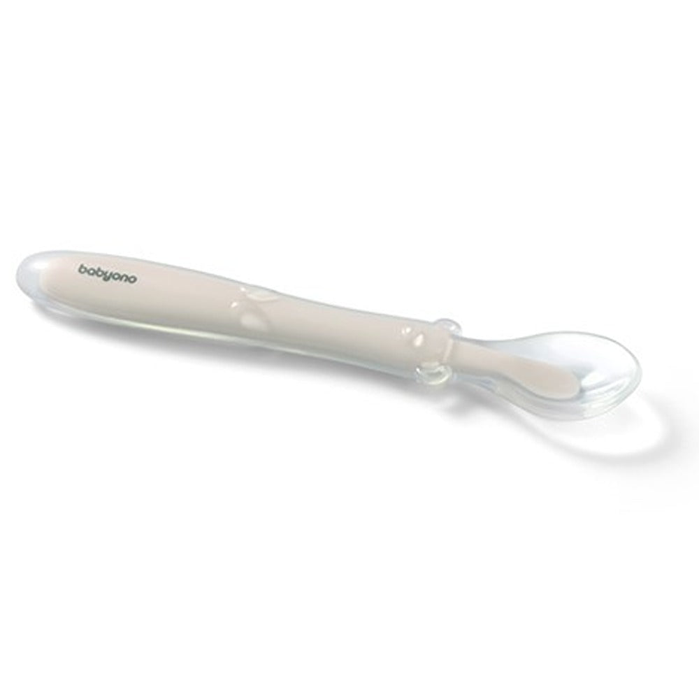Cucchiaio Flessibile in Silicone Beige