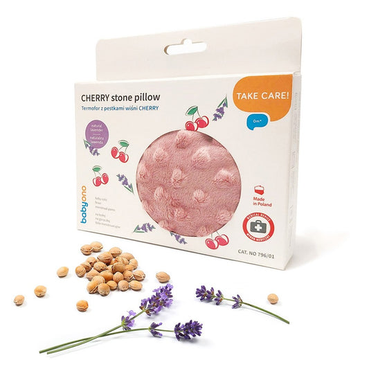 Cuscino con Noccioli di Ciliegio Rosa
