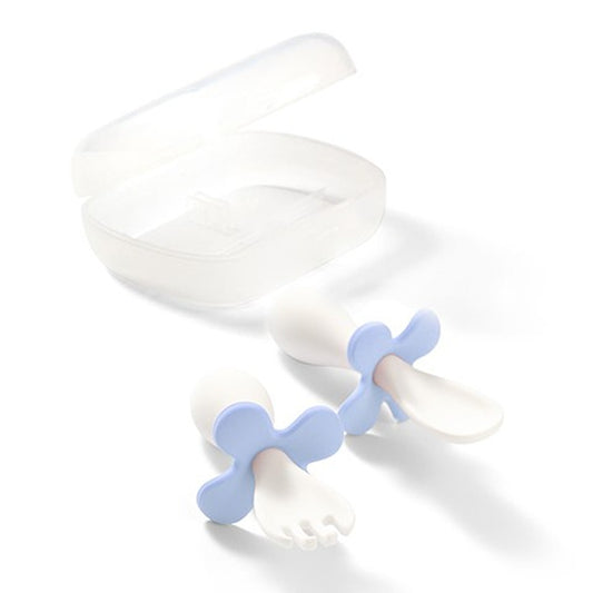 Set Posate Ergonomiche Blu
