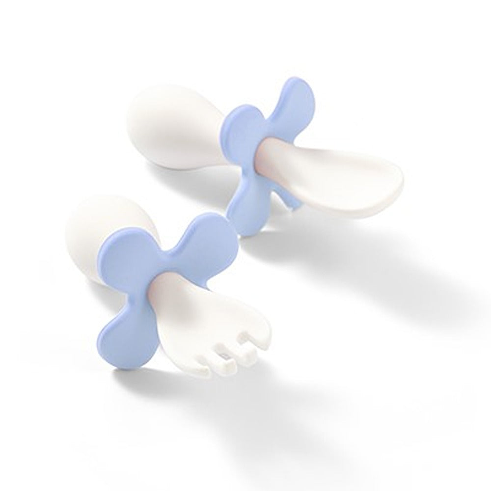 Set Posate Ergonomiche Blu