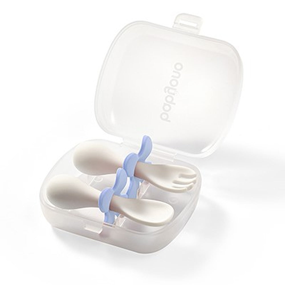 Set Posate Ergonomiche Blu