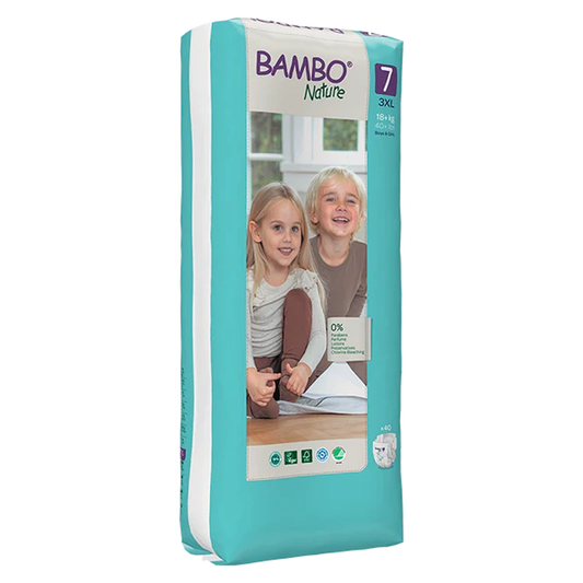 Pannolini Bambo Nature Taglia 7 18+ kg 40 pezzi